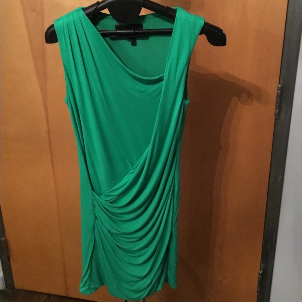 BCBGMAXAZARIA EMERALD GREEN BODYCON DRESS SIZE S